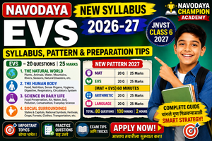 Navodaya EVS New Syllabus 2026-27